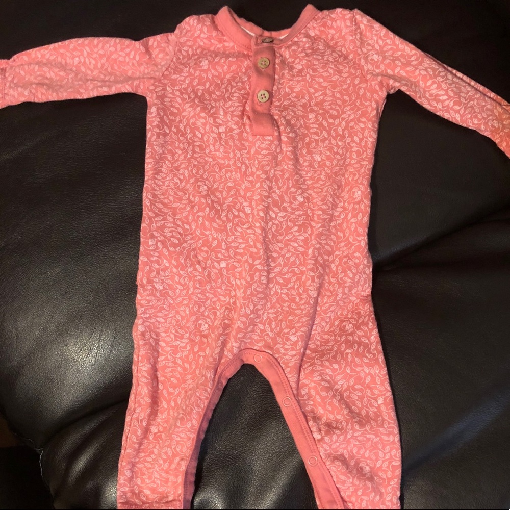 3-6 month Burt’s bees romper